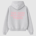 “SEE GOD IN EVERYTHING” Hoodie (Heather Grey / Pink)
