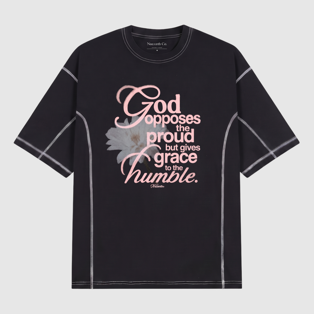 God Opposes the Proud Tee – Black Edition