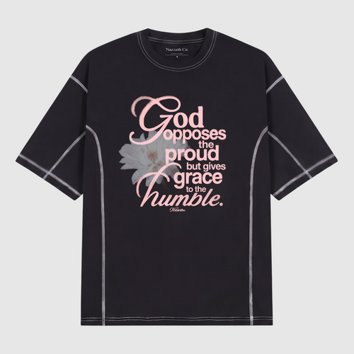 God Opposes the Proud Tee – Black Edition