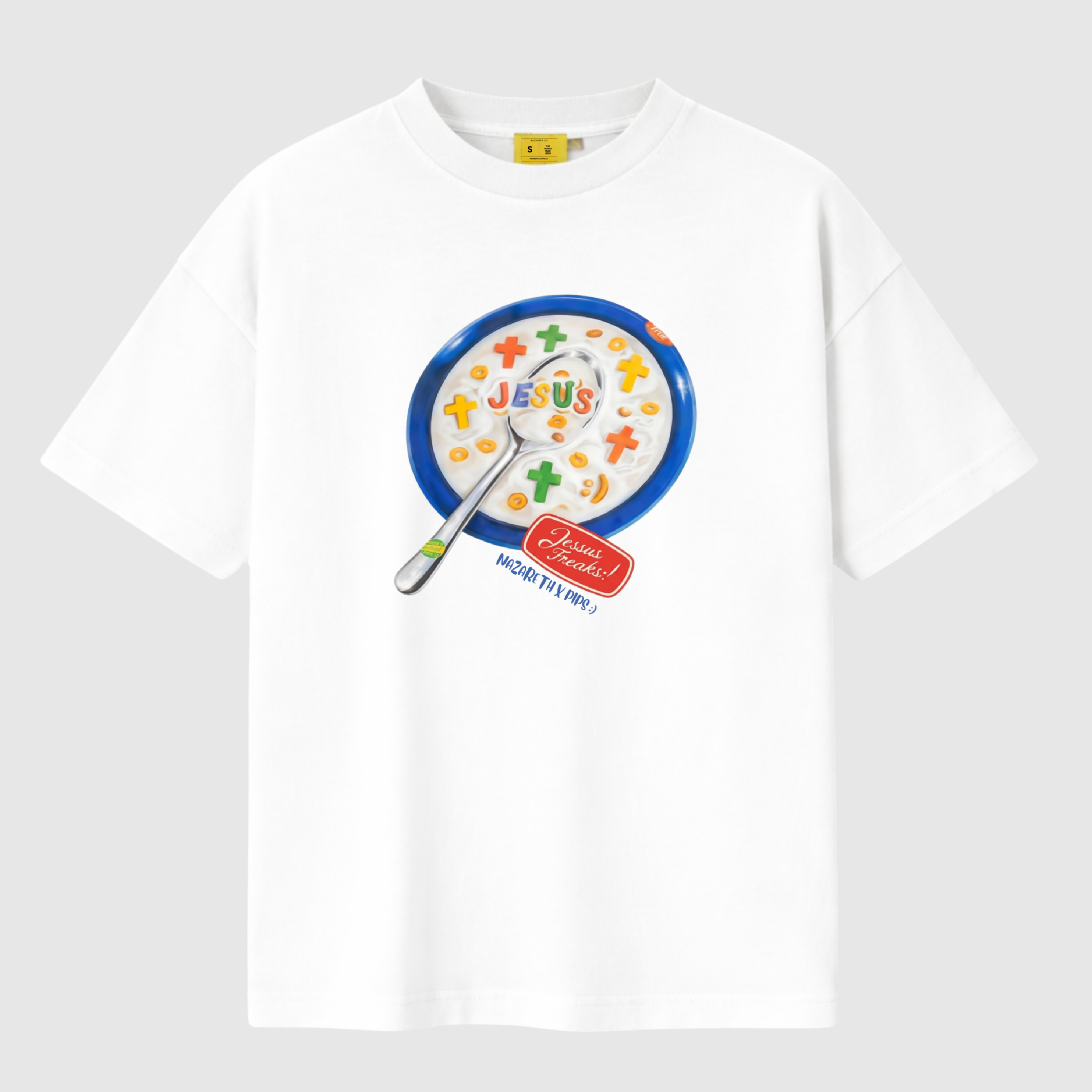JESUS CEREAL Tee (White)