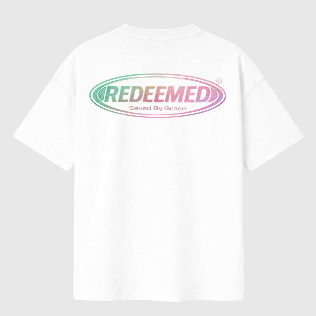 REDEEMED T-SHIRT – WHITE