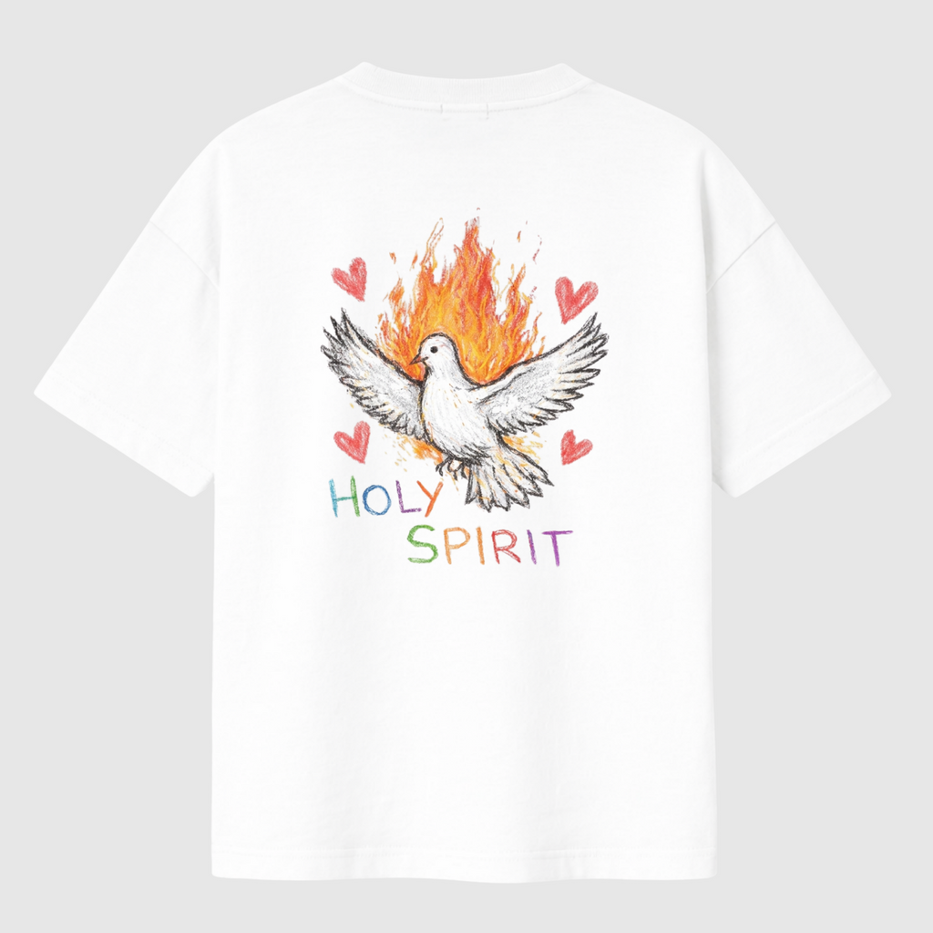 HOLY SPIRIT DOVE T-SHIRT – WHITE
