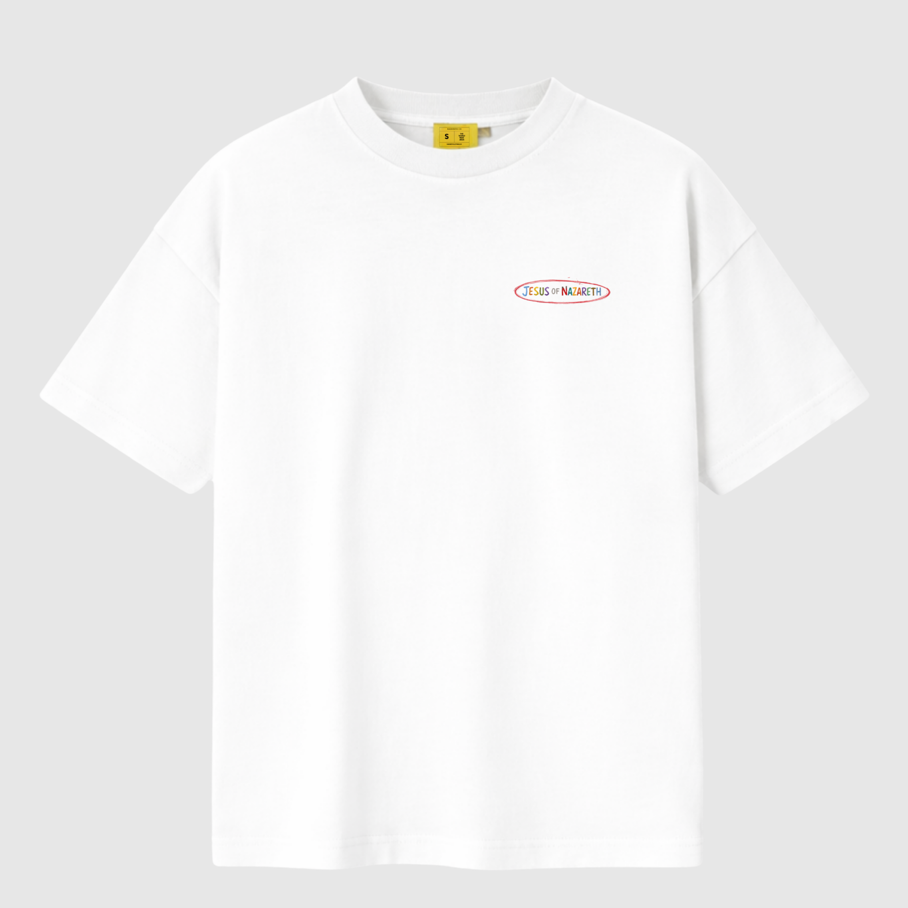 JESUS OF NAZARETH T-SHIRT – WHITE