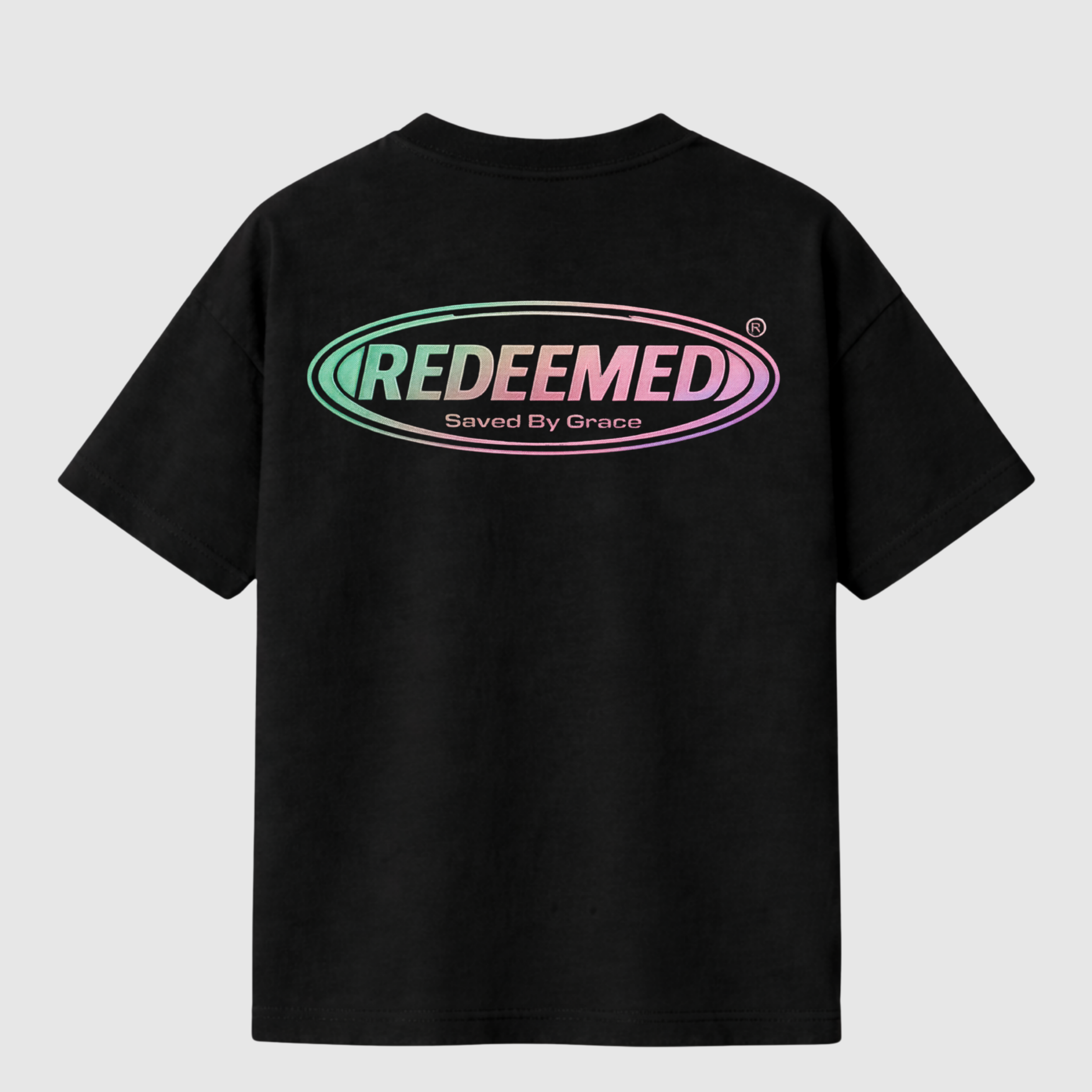 REDEEMED – Saved by Grace Tee (Black)