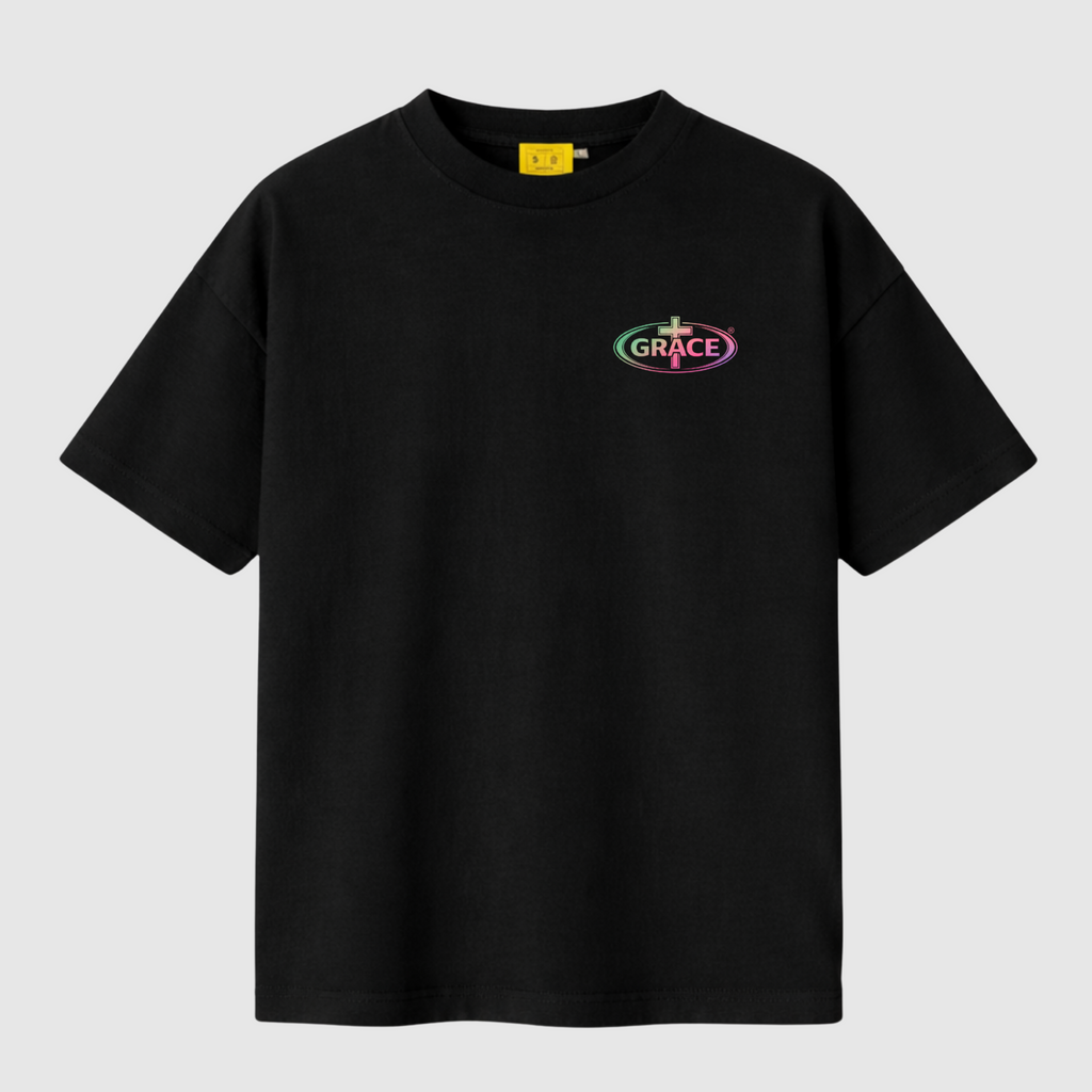 REDEEMED – Saved by Grace Tee (Black)
