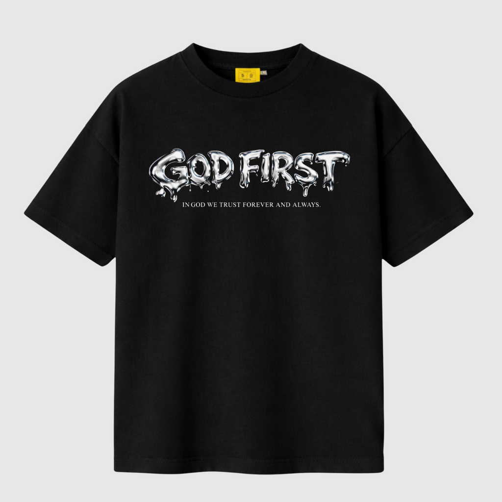 GOD FIRST Tee (Black)