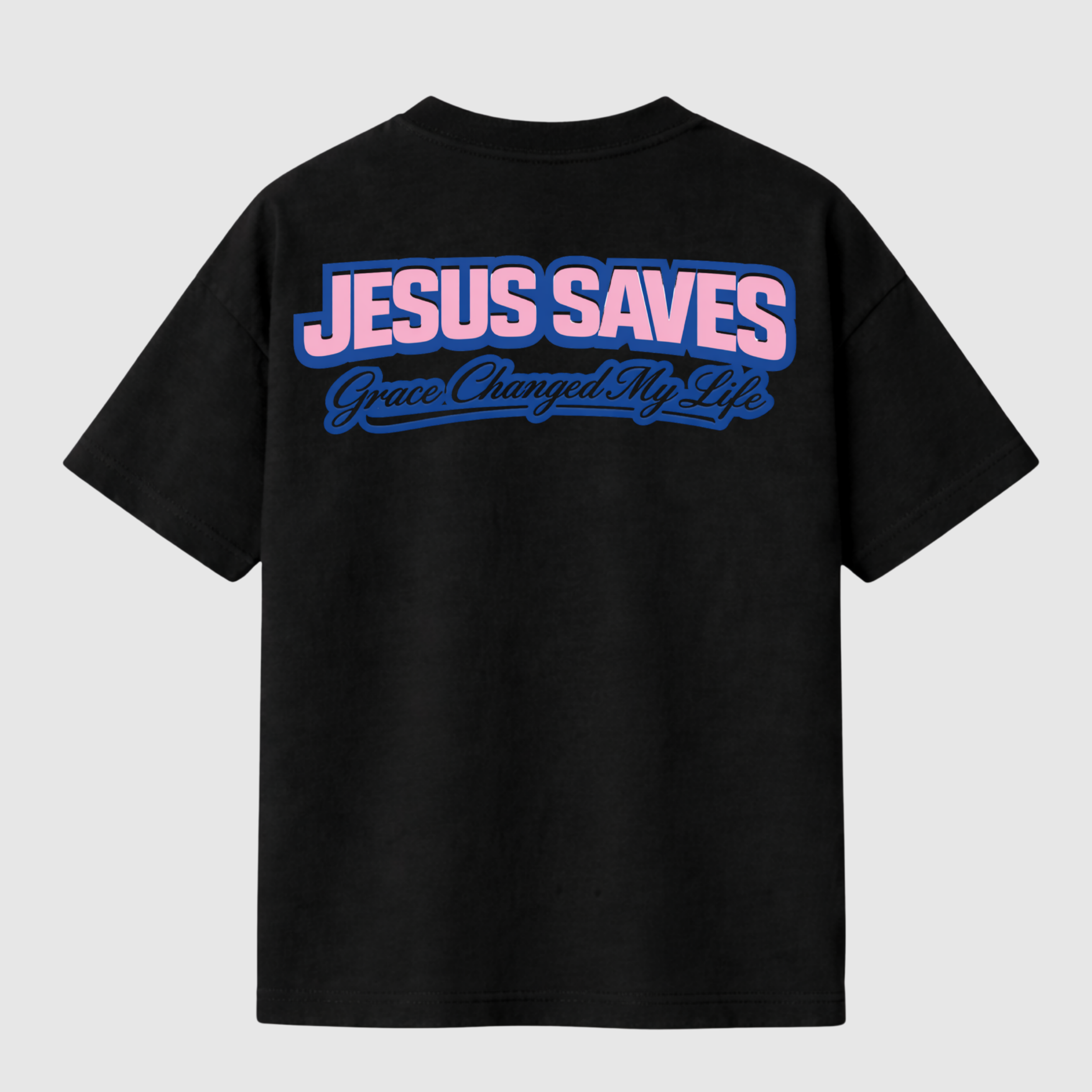 JESUS SAVES Tee (Black)