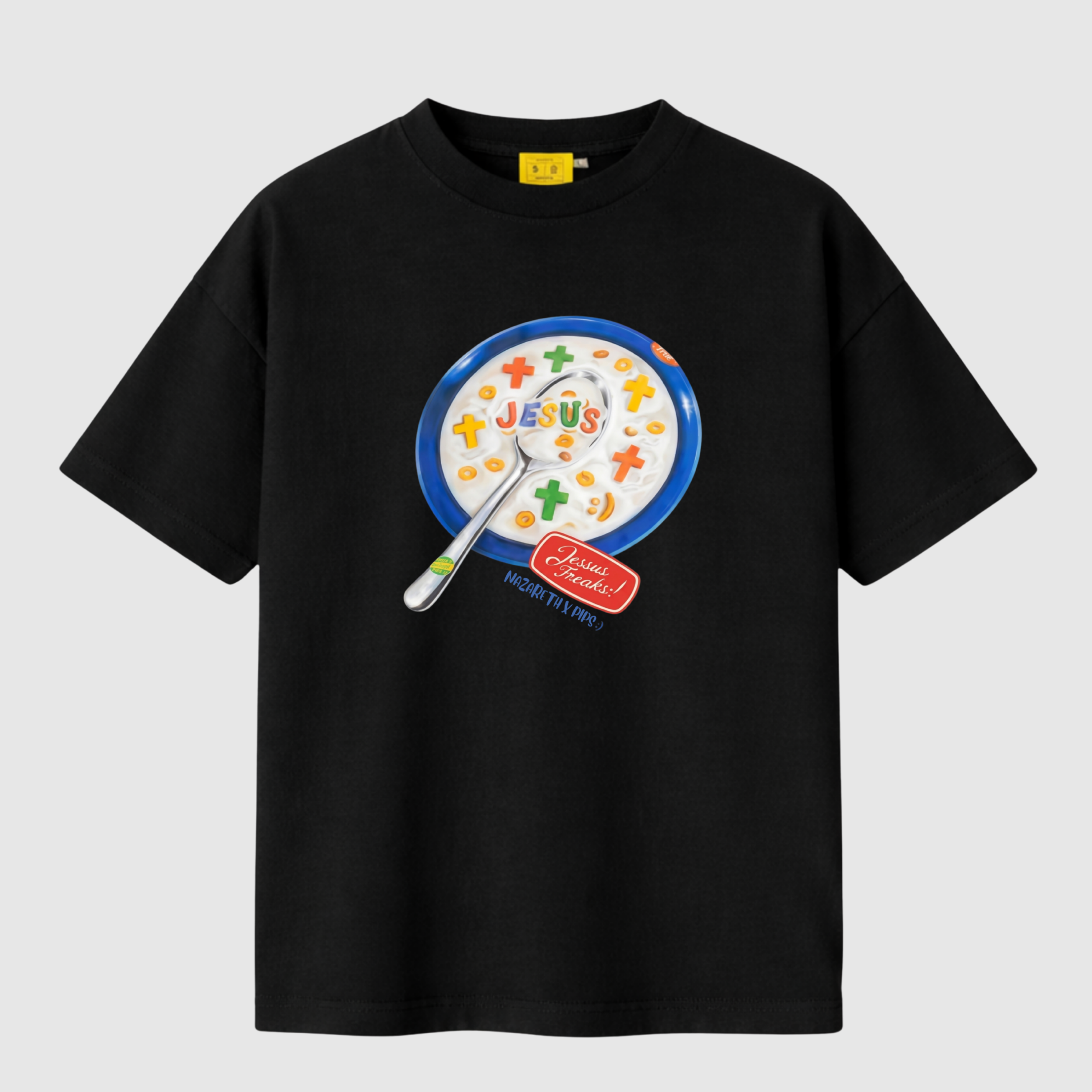 JESUS CEREAL Tee (Black)
