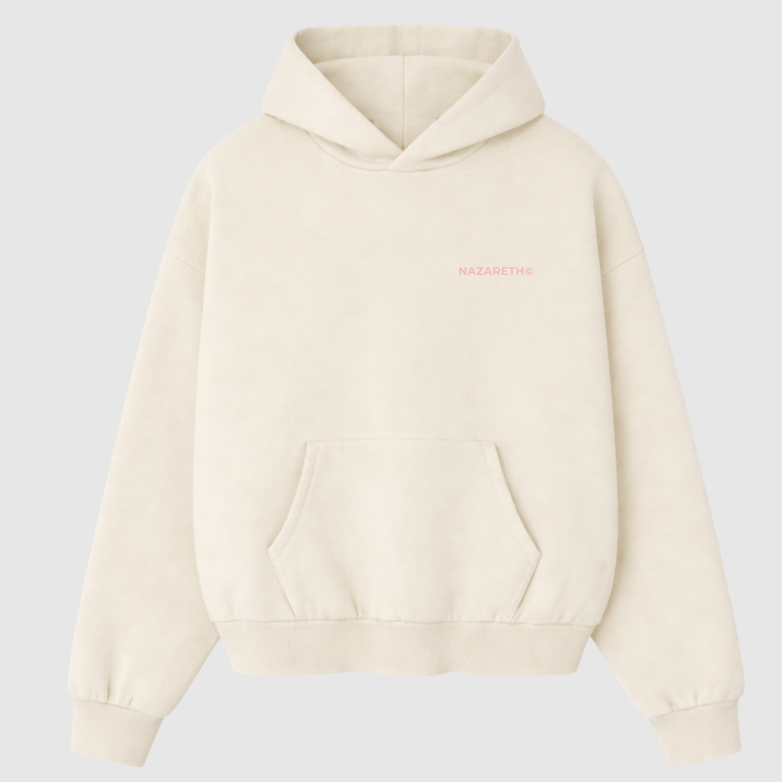 “SEE GOD IN EVERYTHING” Hoodie (Cream / Pink Edition)
