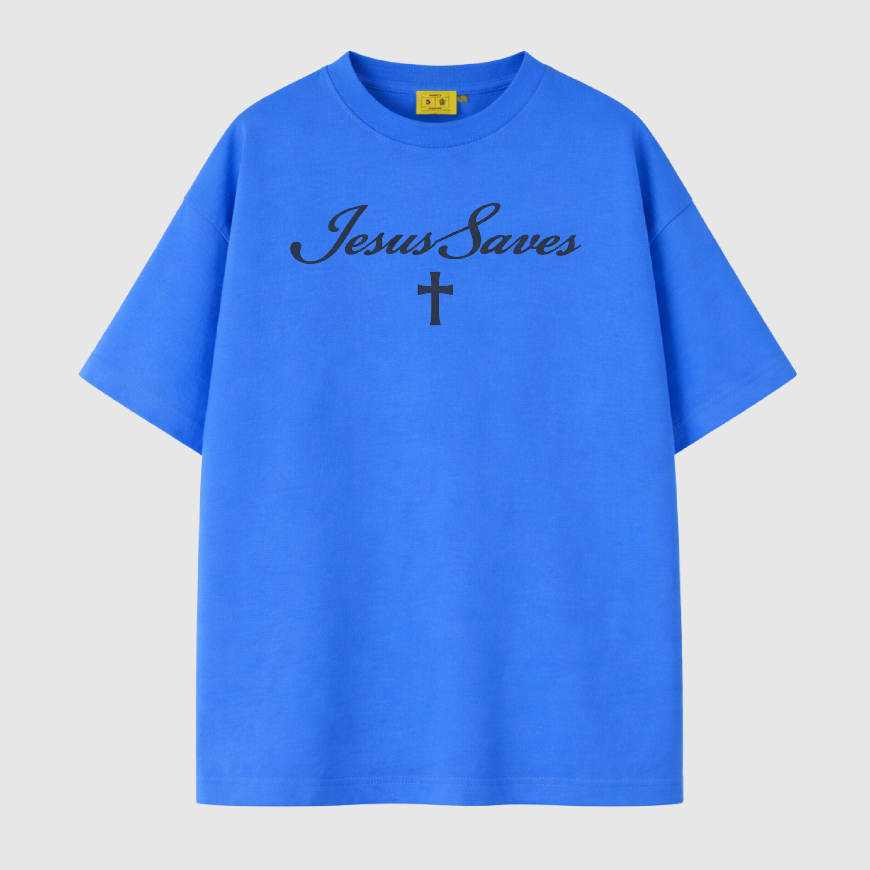 JESUS SAVES Tee (Blue)
