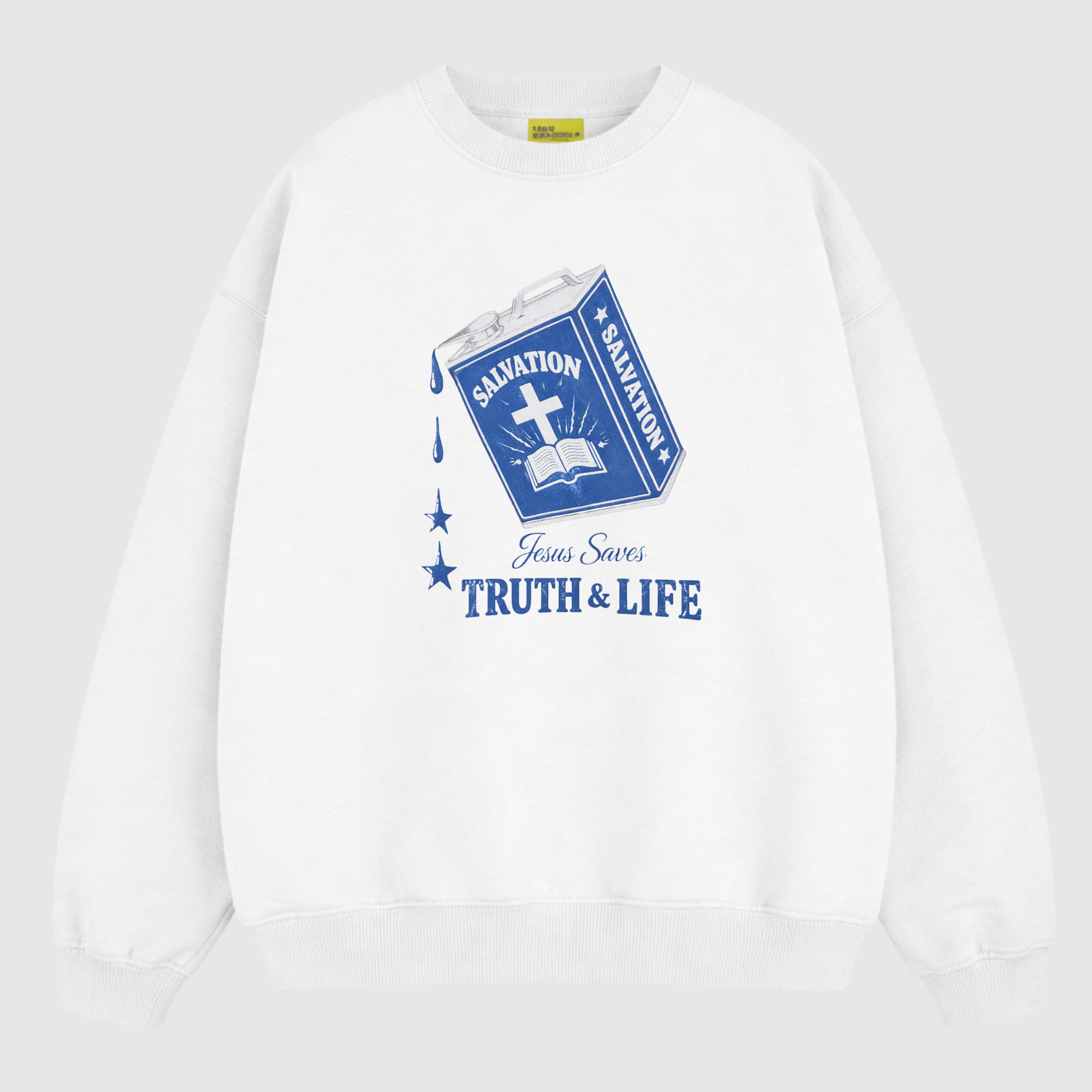 “TRUTH & LIFE” Crewneck (White)