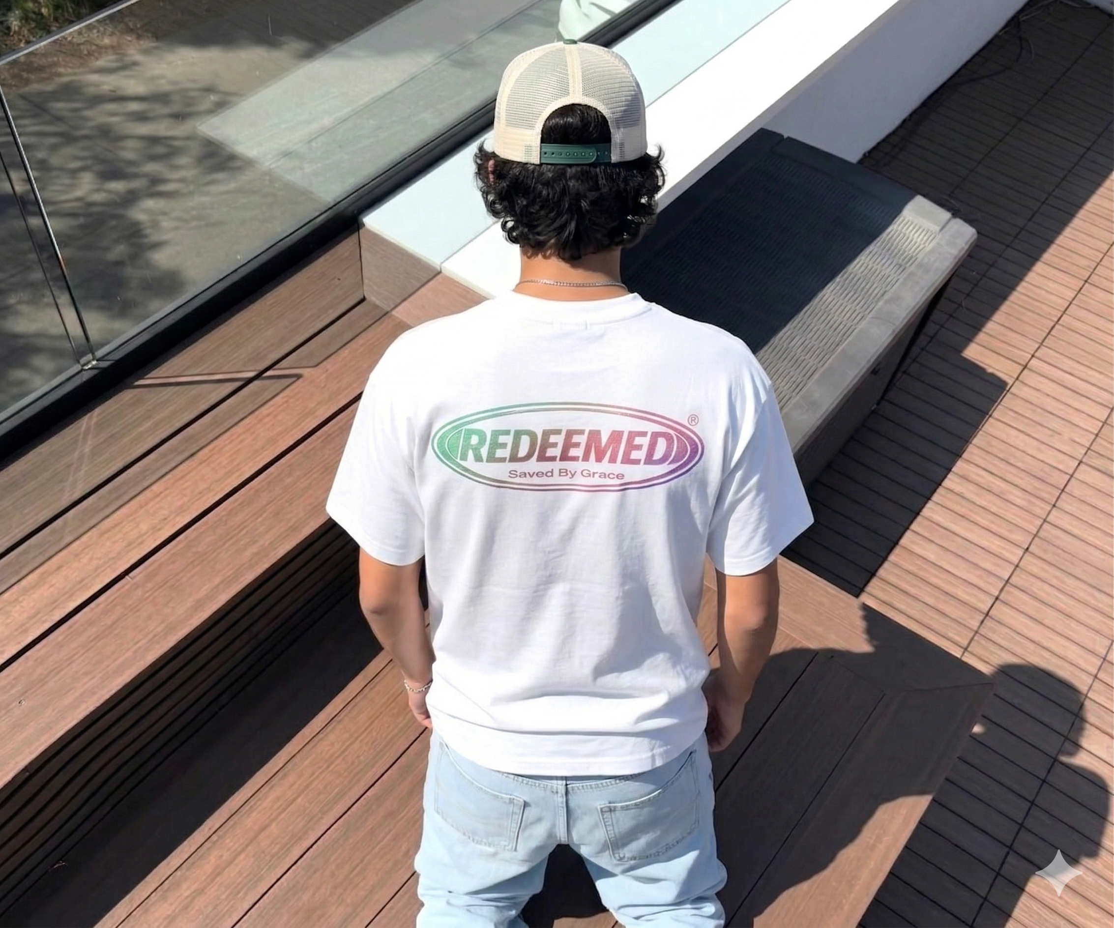 REDEEMED T-SHIRT – WHITE