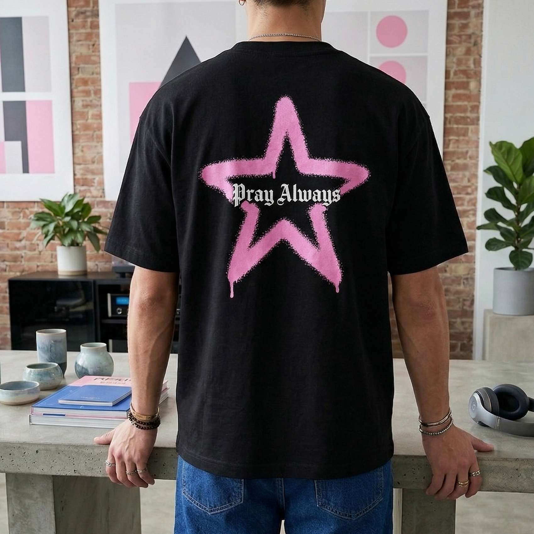 PRAY ALWAYS Tee (Black)