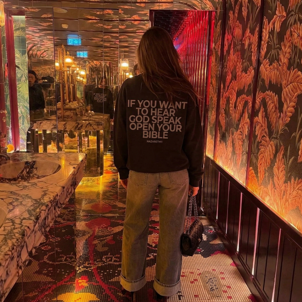 “HEAR GOD” Crewneck (Black)