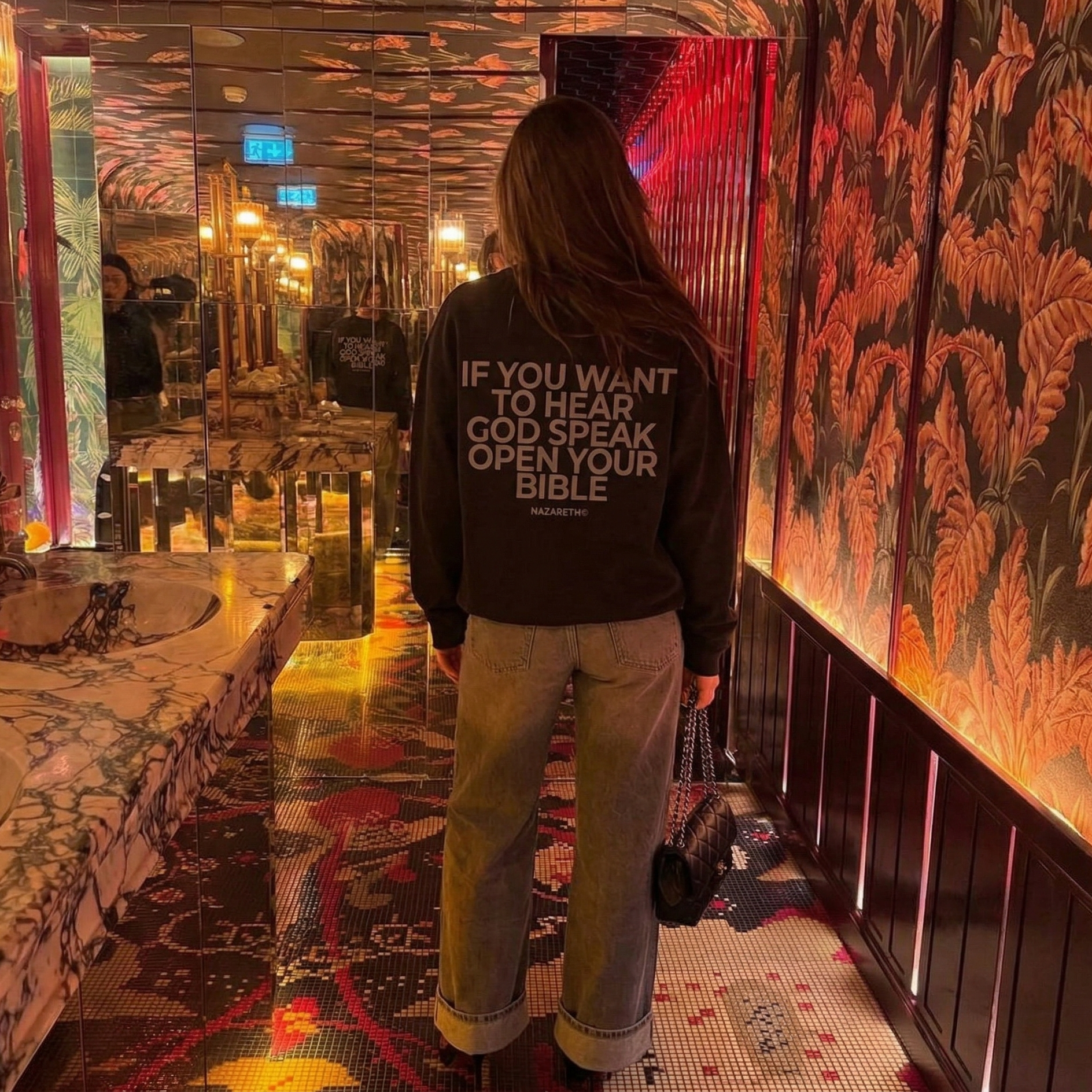 “HEAR GOD” Crewneck (Black)