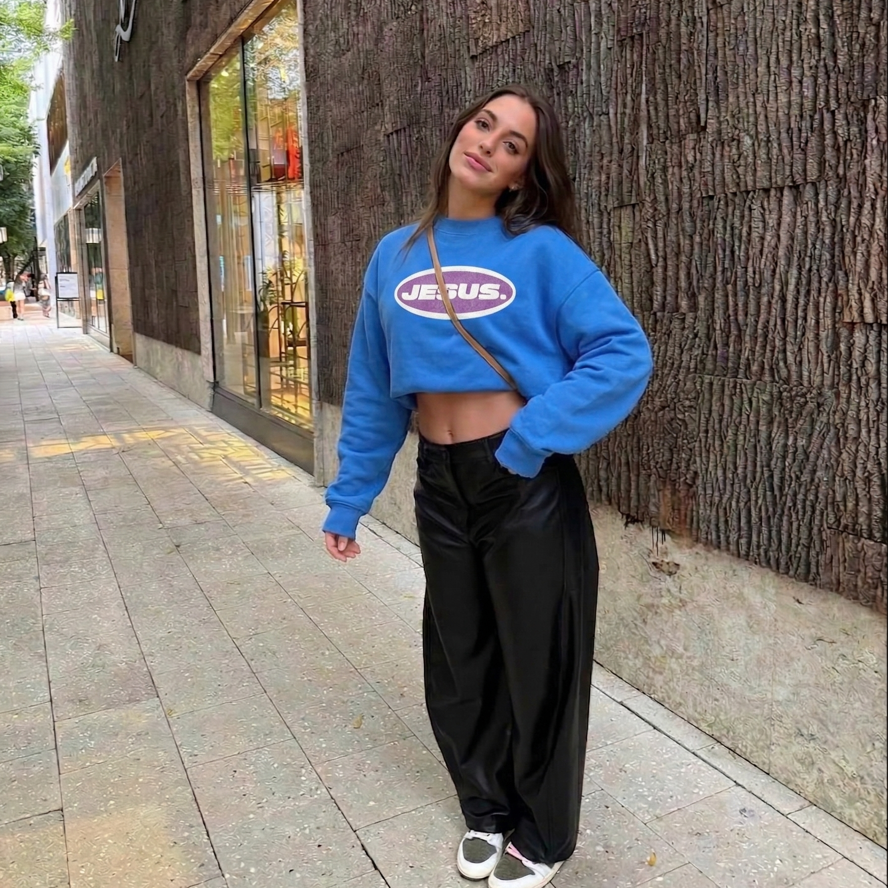 “JESUS.” Crewneck (Blue)