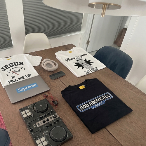 GOD ABOVE ALL Tee (Black)