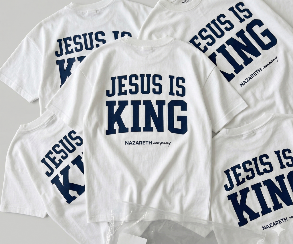 JESUS IS KING T-SHIRT – WHITE