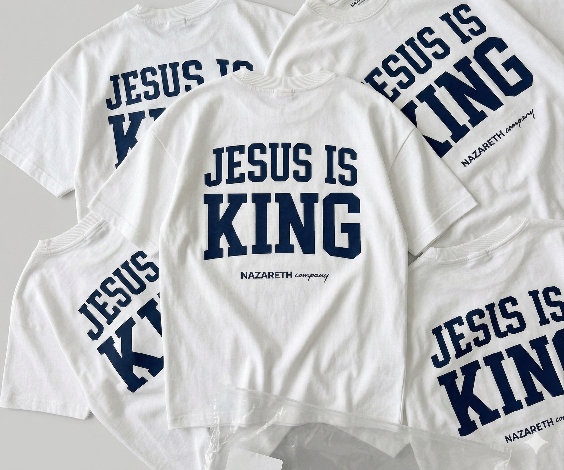 JESUS IS KING T-SHIRT – WHITE