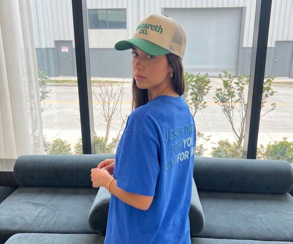 JESUS DIED FOR YOU Tee (Blue)