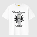 READ IT AGAIN Tee (White)