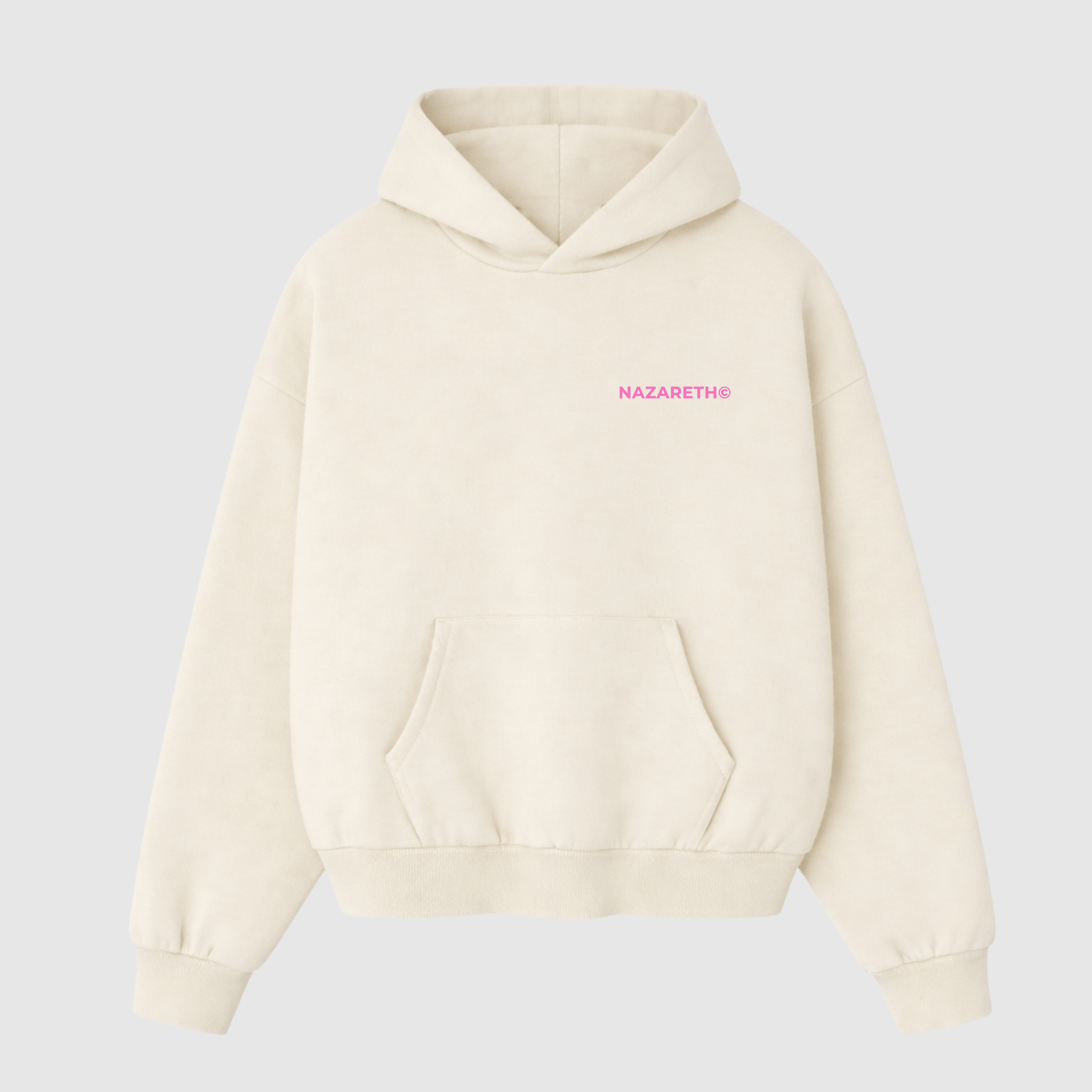 “SEE GOD IN EVERYTHING” Hoodie (Cream / Pink Edition)